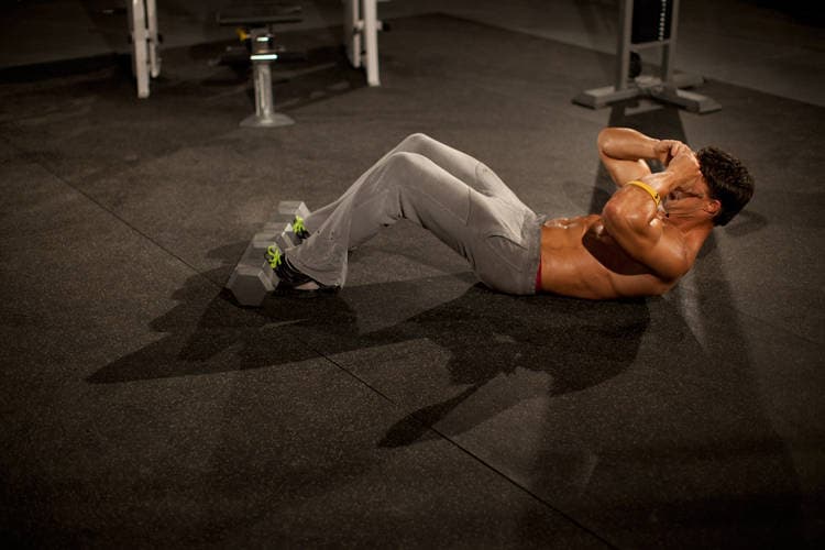 3/4 Sit-Up — starting position