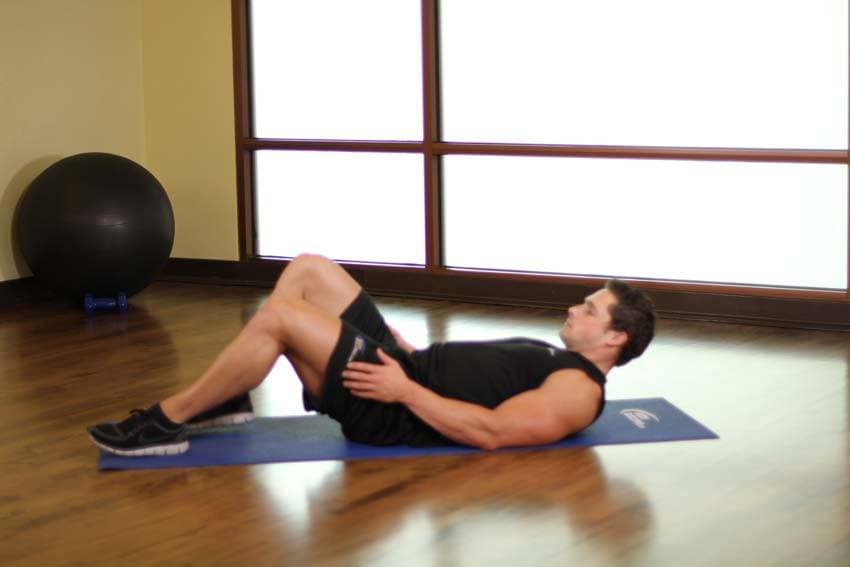 Ankle On The Knee — starting position