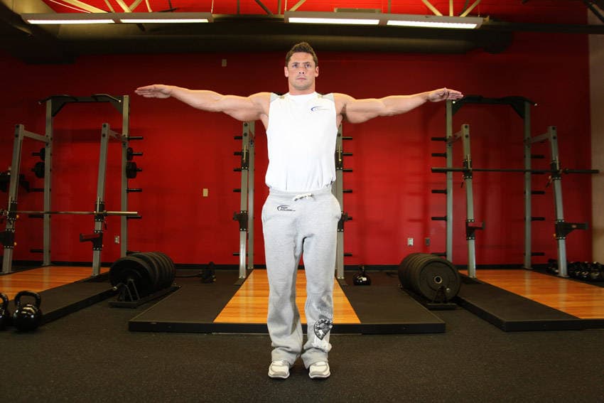 Arm Circles — starting position