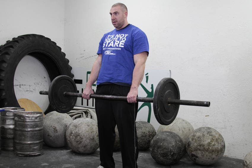 Axle Deadlift — end position
