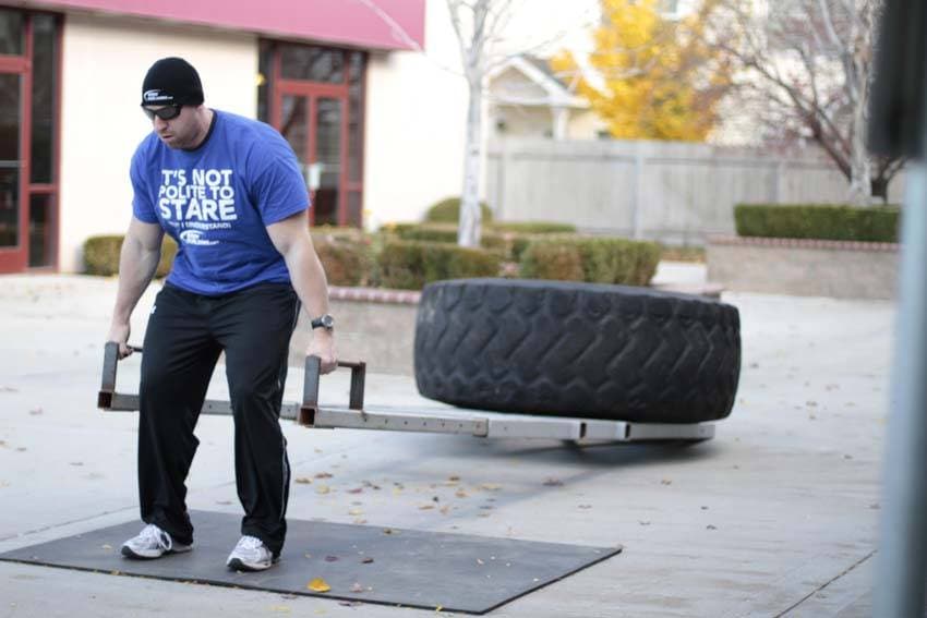 Car Deadlift — starting position