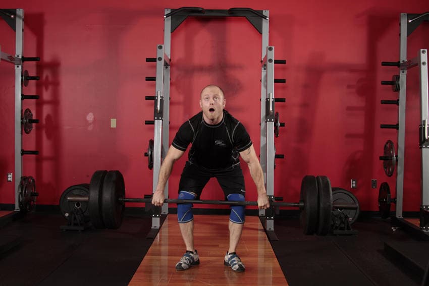 Clean and Jerk — starting position