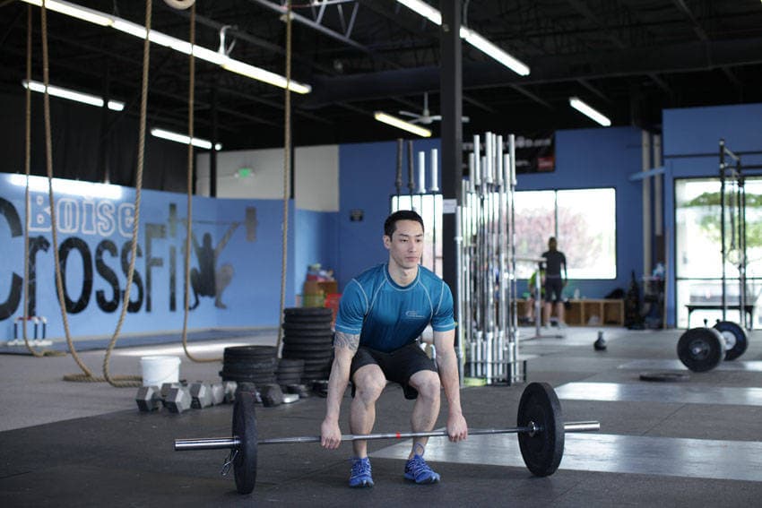 Clean and Press — starting position