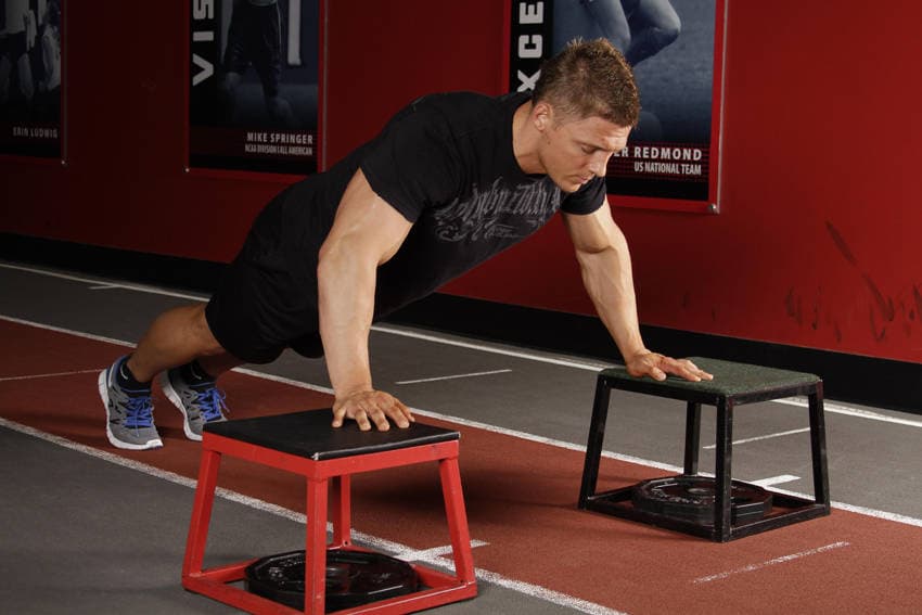 Drop Push — starting position