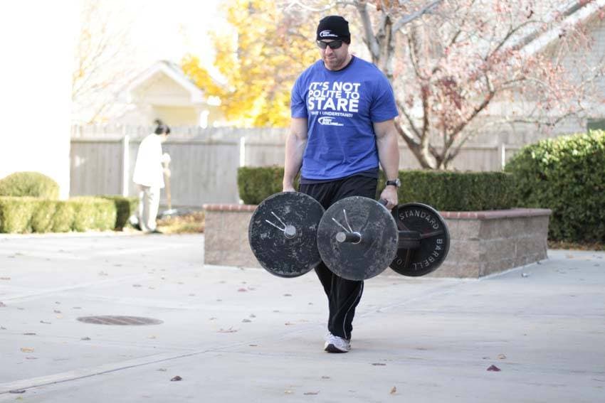 Farmer's Walk — end position