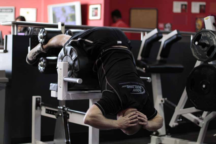 Glute Ham Raise — starting position
