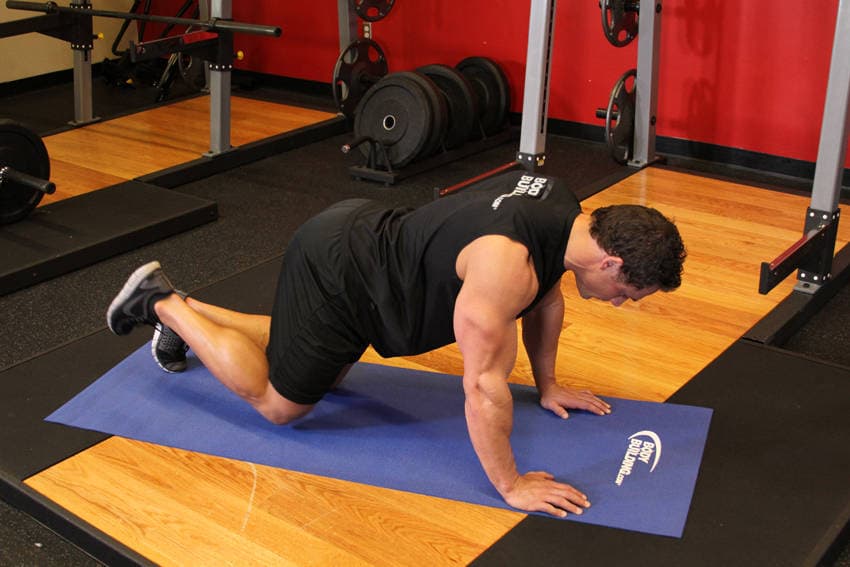 Glute Kickback — starting position
