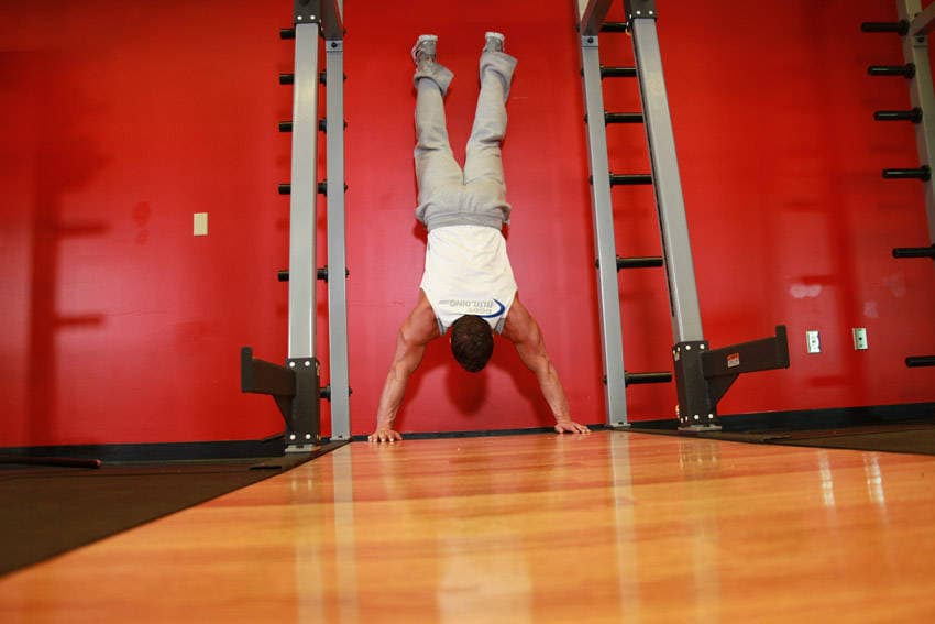 Handstand Push-Ups — starting position