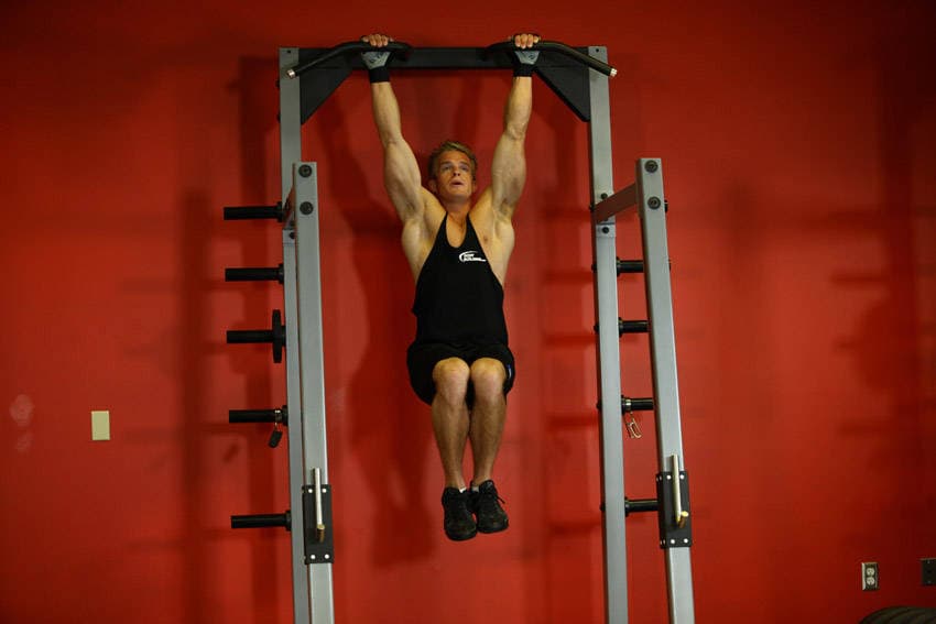 Hanging Pike — starting position