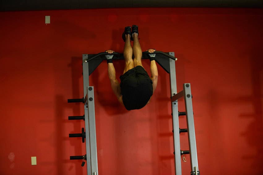 Hanging Pike — end position