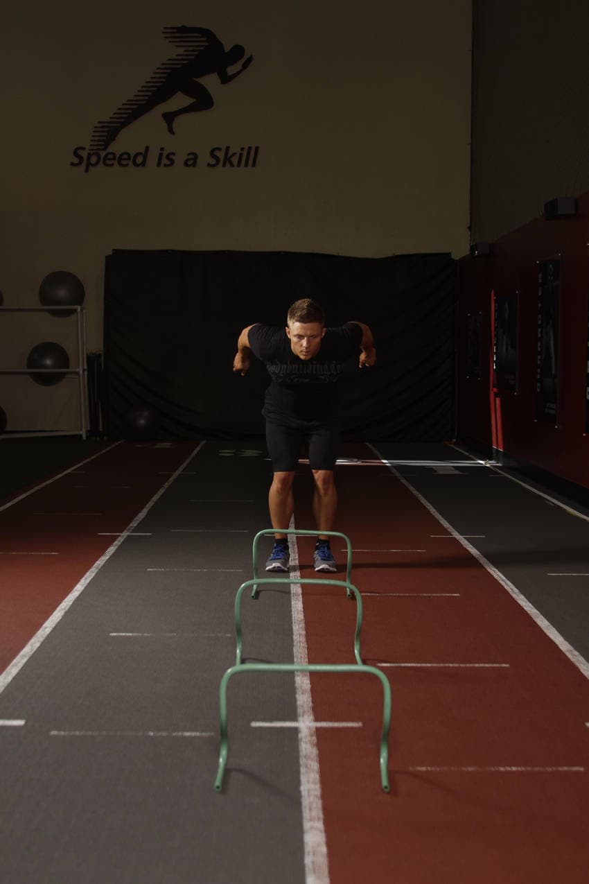 Hurdle Hops — starting position