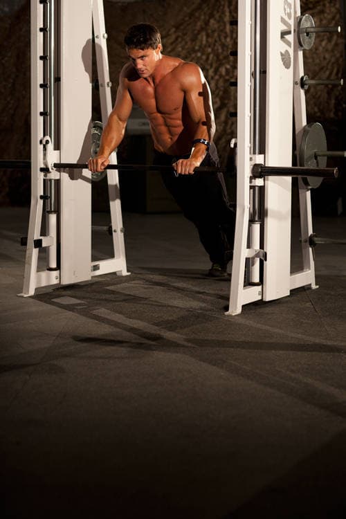 Incline Push-Up Medium — starting position