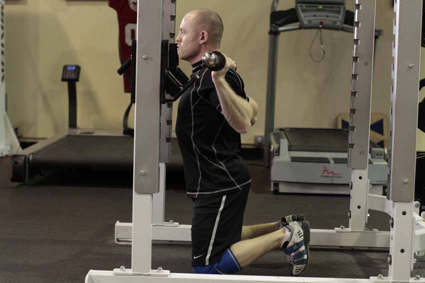 Kneeling Squat — starting position
