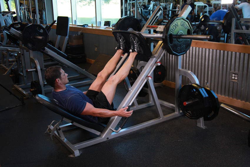 Leg Press — starting position