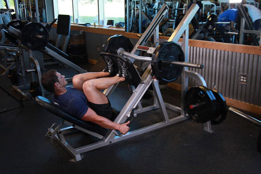 Leg Press — end position