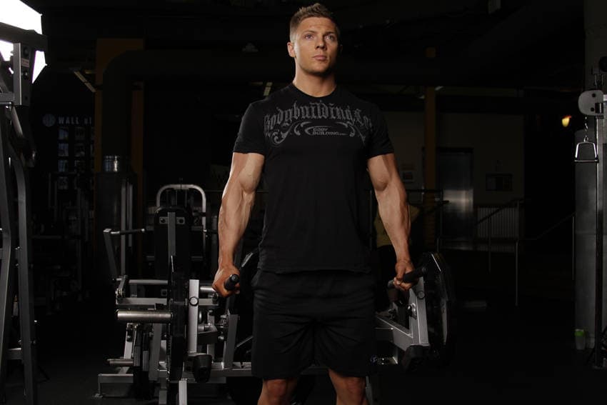 Leverage Deadlift — end position
