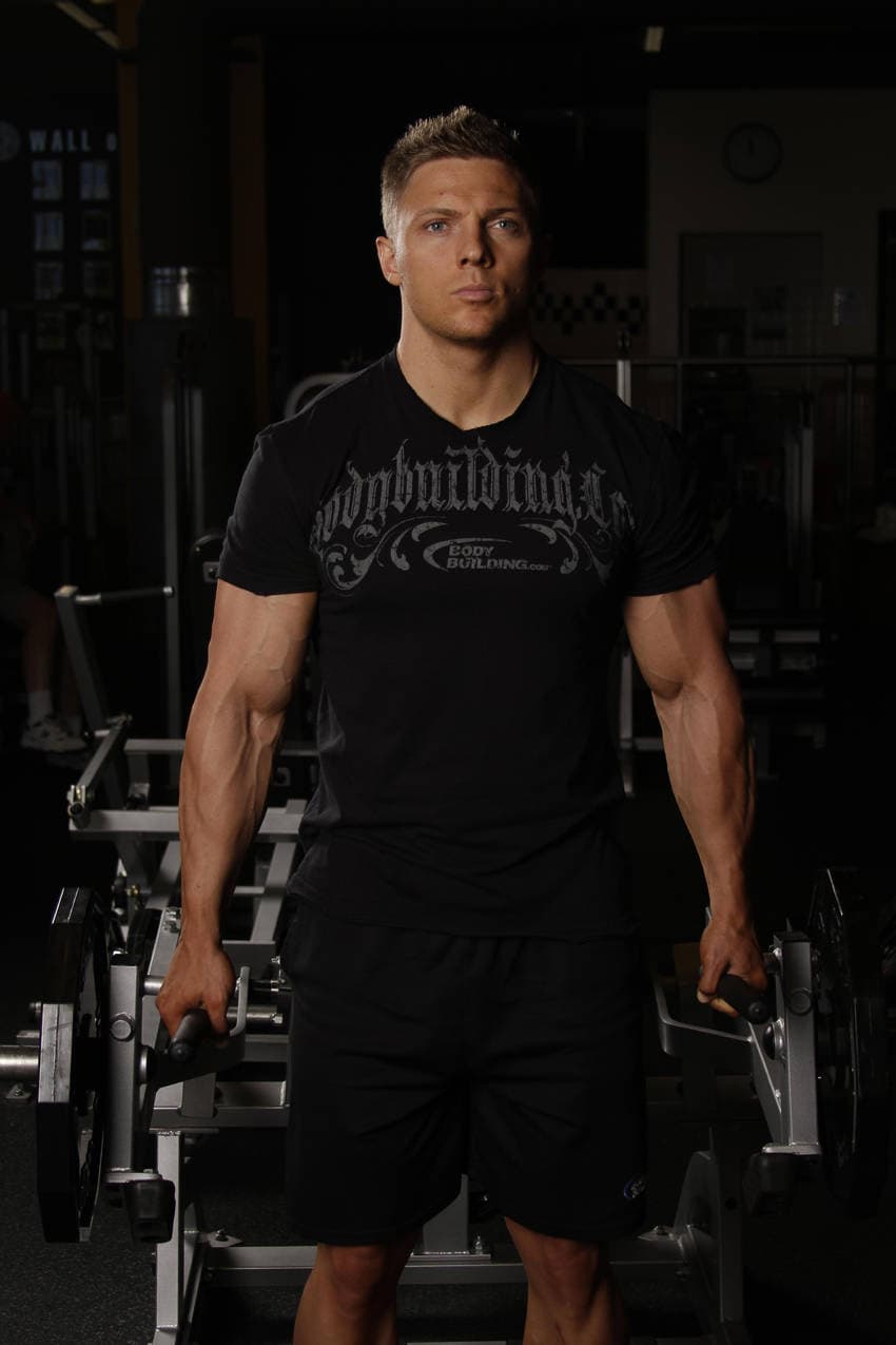 Leverage Shrug — starting position