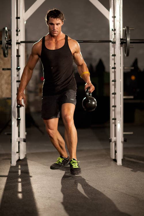 Lunge Pass Through — starting position