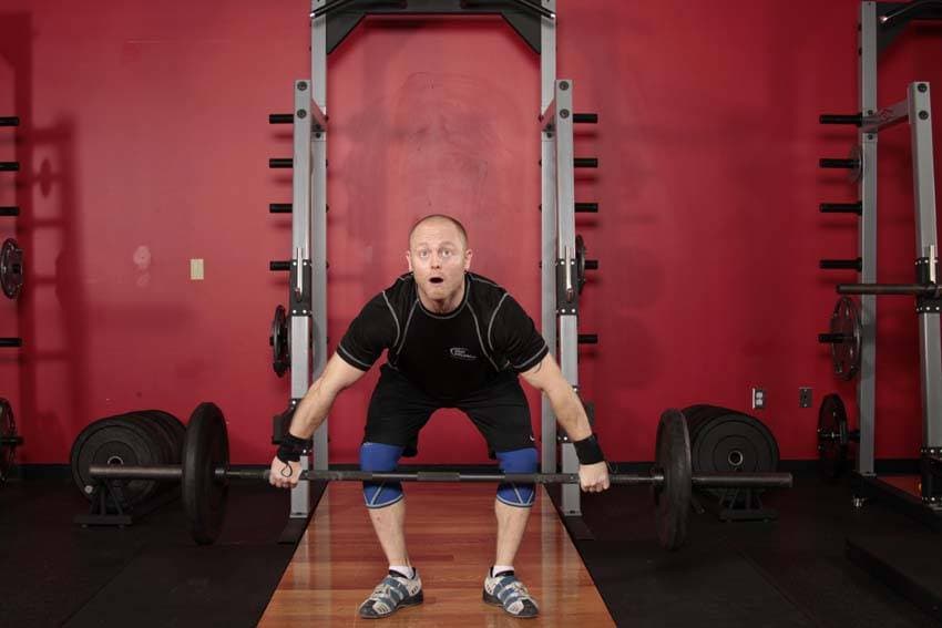 Muscle Snatch — starting position