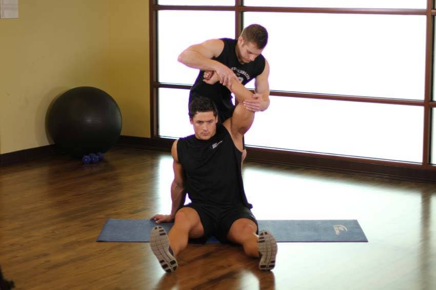 Overhead Triceps — starting position