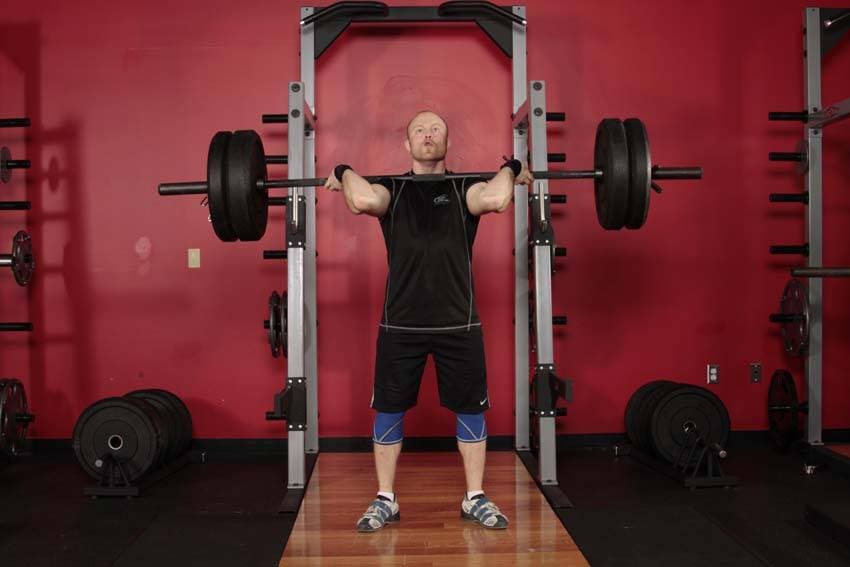 Power Jerk — starting position