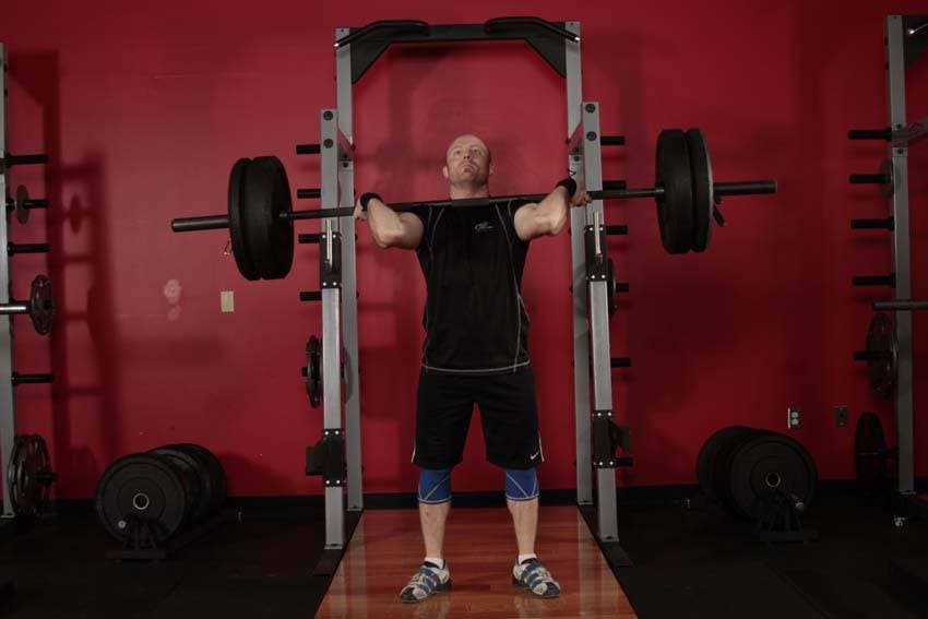 Push Press — starting position