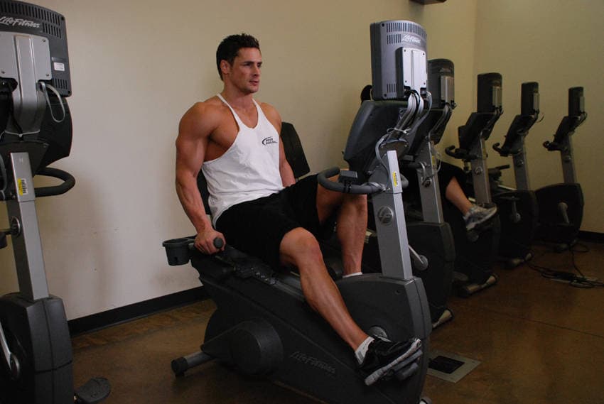 Recumbent Bike — starting position