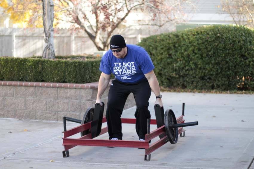 Rickshaw Carry — starting position