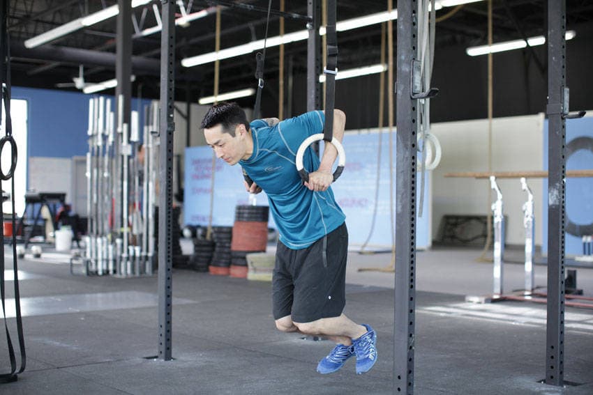 Ring Dips — starting position