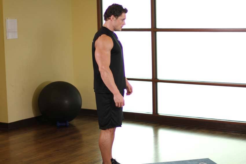 Runner's Stretch — starting position