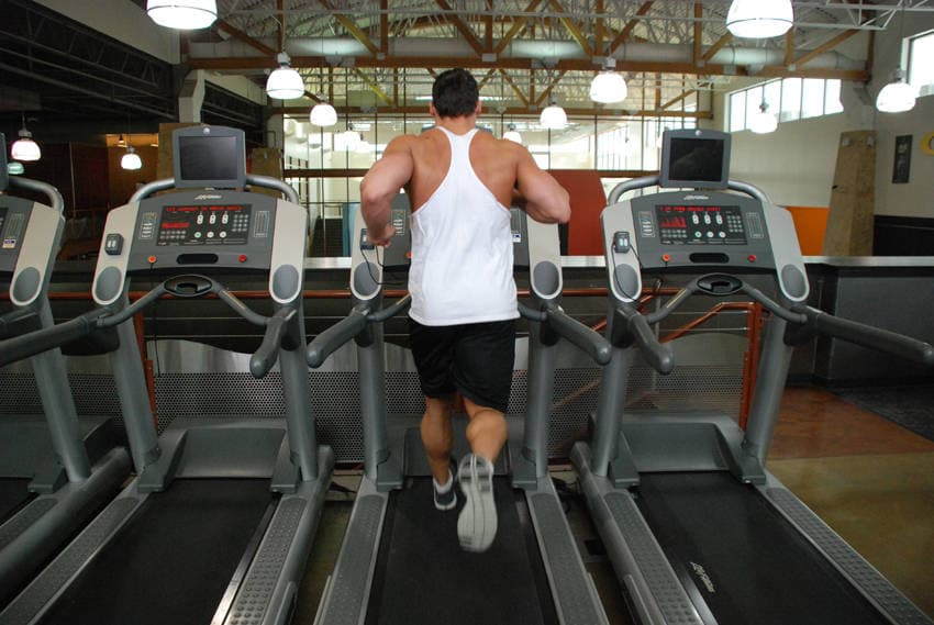 Running, Treadmill — starting position