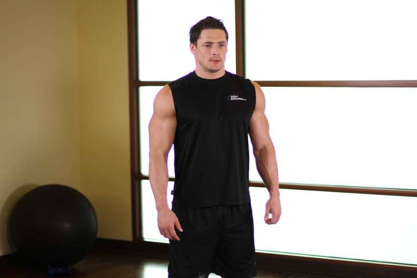 Shoulder Raise — starting position