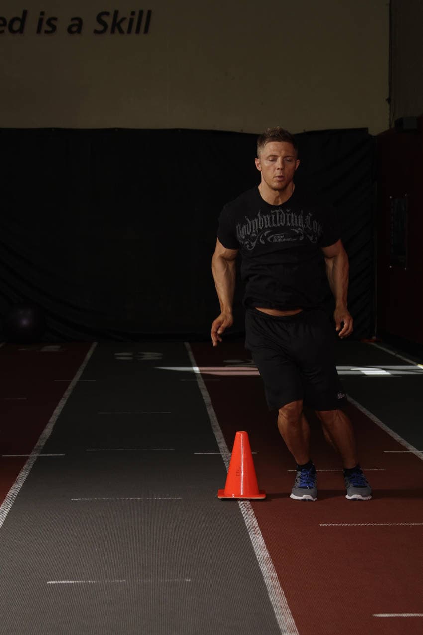 Side Hop-Sprint — starting position