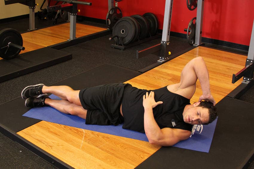 Side Jackknife — starting position