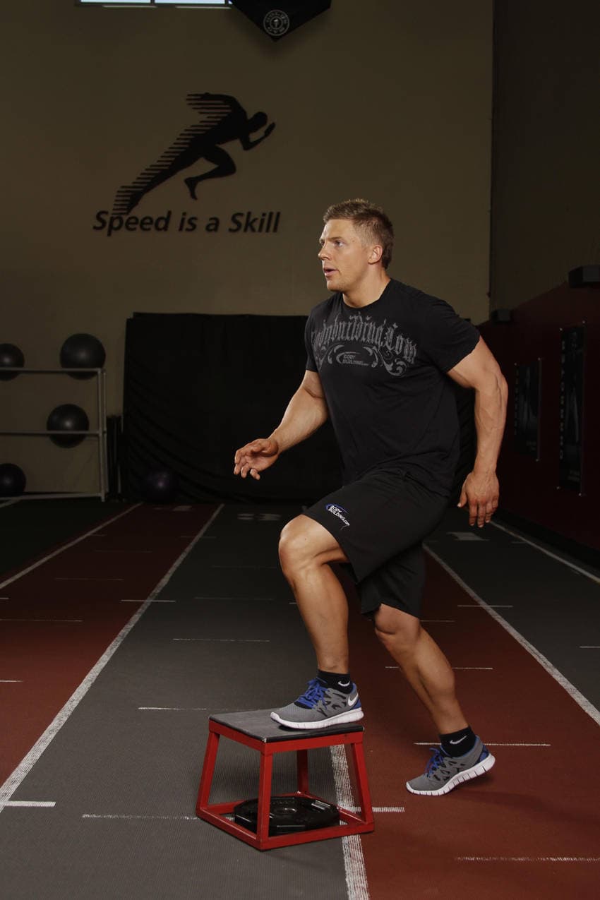 Single Leg Push-off — starting position