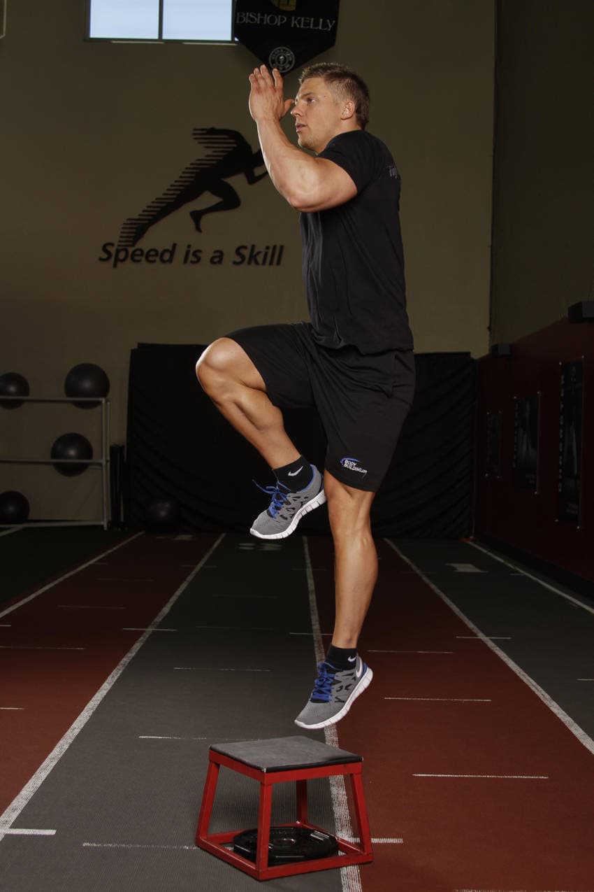 Single Leg Push-off — end position