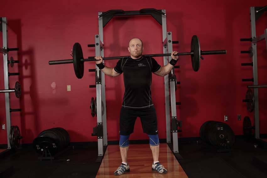 Snatch Balance — starting position
