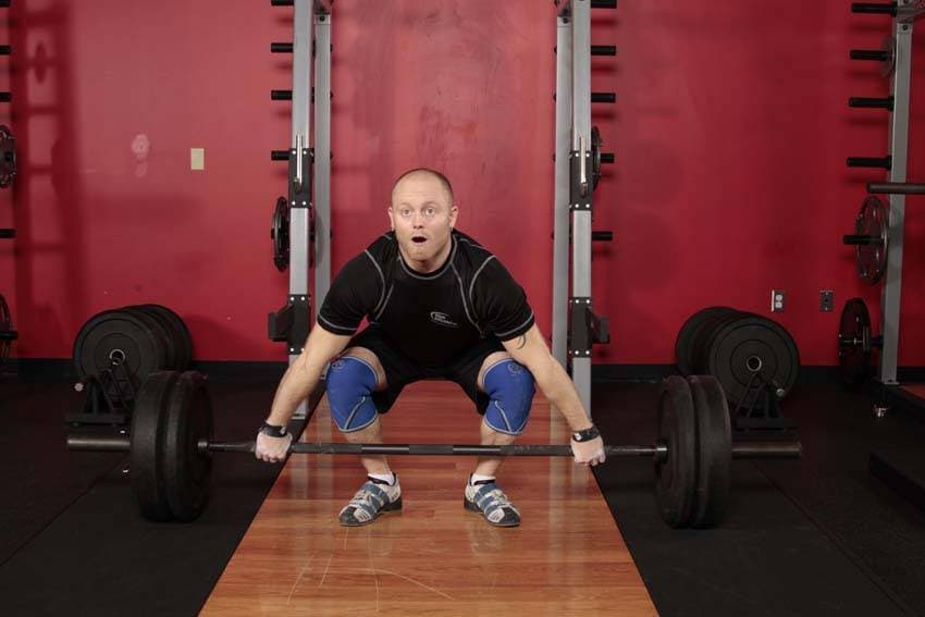 Snatch Pull — starting position