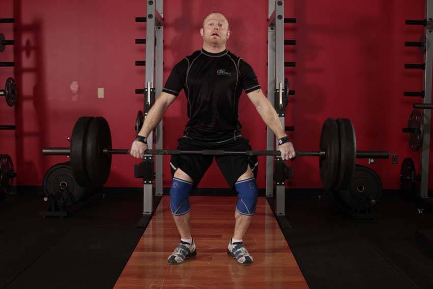 Snatch Pull — end position