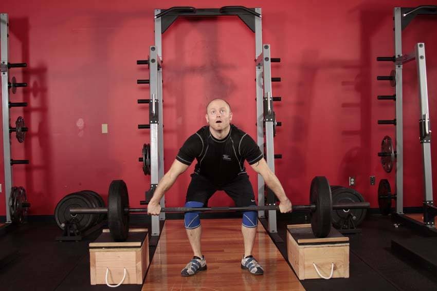 Snatch from Blocks — starting position