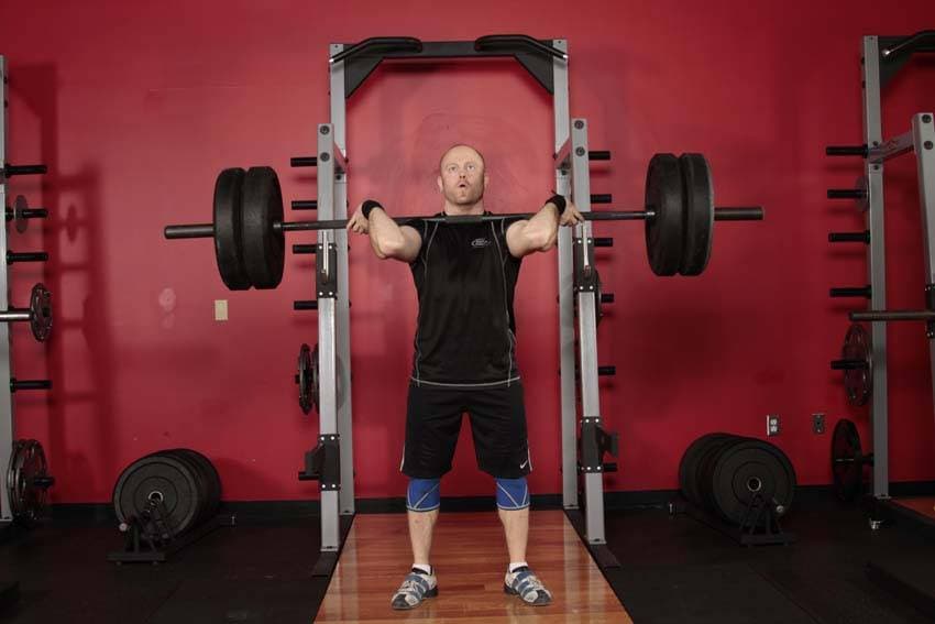 Split Jerk — starting position