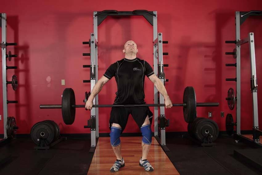Split Snatch — end position