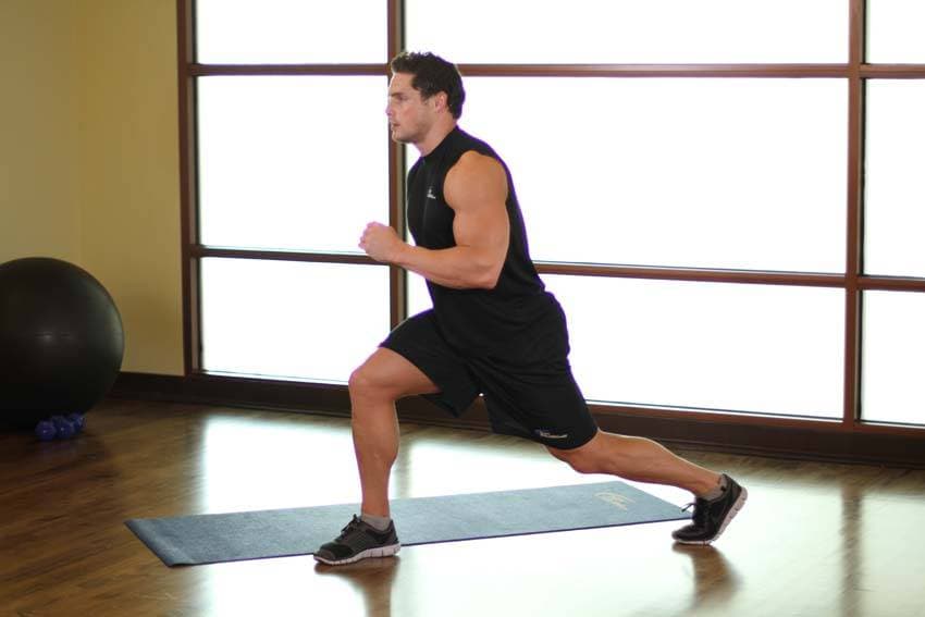 Split Squats — starting position