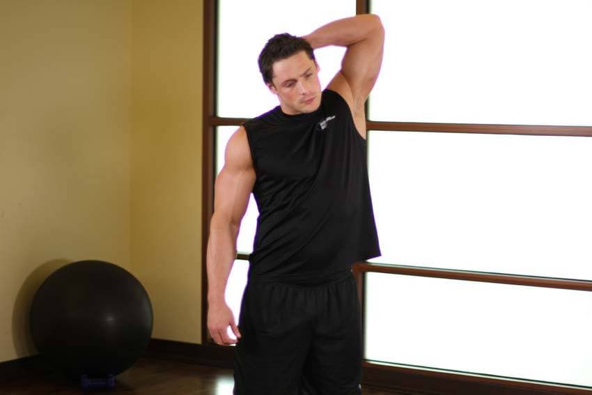 Standing Lateral Stretch — starting position
