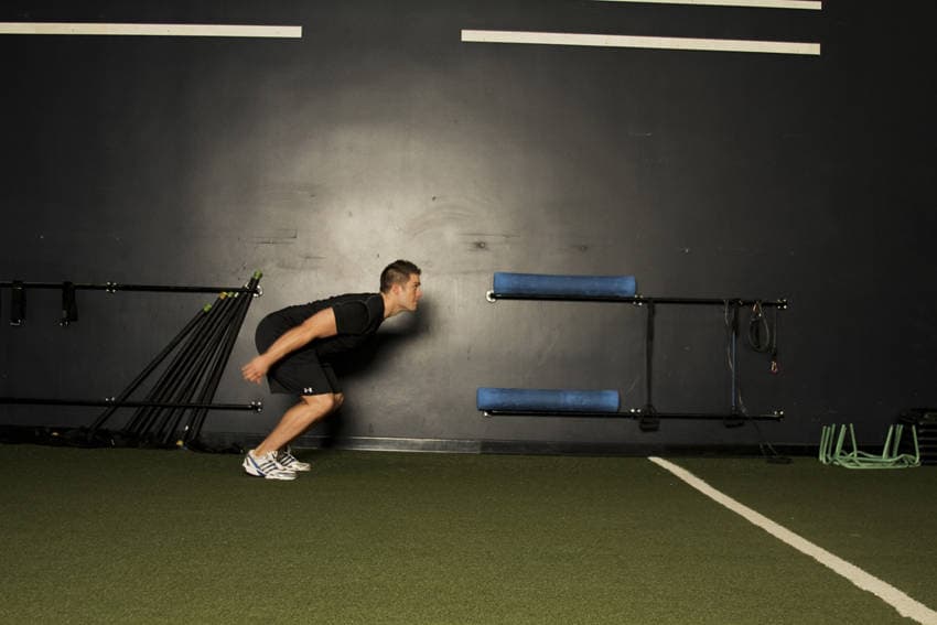Standing Long Jump — starting position