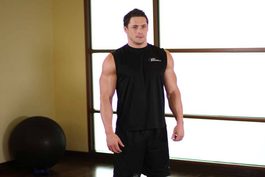 Triceps Stretch — starting position