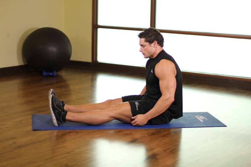 Upper Back-Leg Grab — starting position