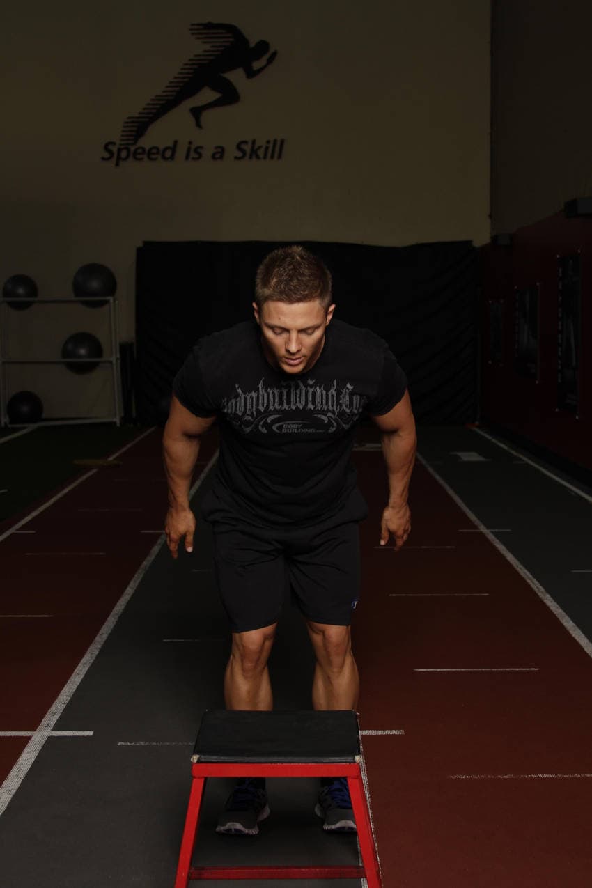 Box Jump (Multiple Response) — starting position