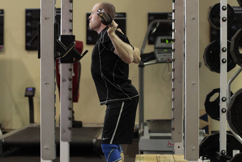 Box Squat — starting position