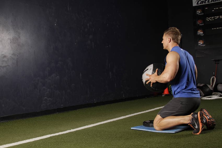 Chest Push (multiple response) — starting position
